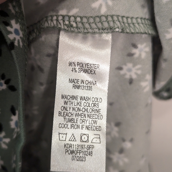 NWT Nine Britton Desiree Strappy green Floral Sleeveless Mini short Dress XSP - Picture 12 of 14